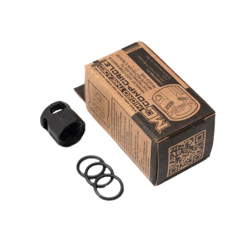Strike Industries Circle Compensator, Black - Precision Compensator for Enhanced Recoil Management
