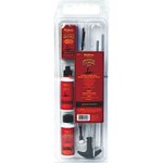Outers 96416 Aluminum Rod Pistol Cleaning Kit for .38/.357/9mm – 8-Piece (Clam Pack)