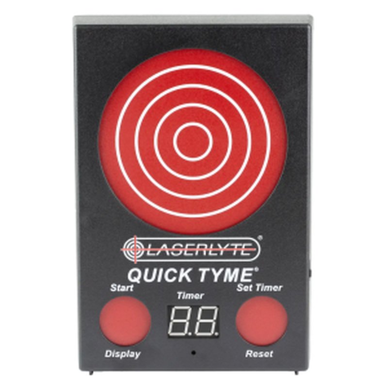 LaserLyte QuickTyme Target 5" Laser Training Target (Black/Red)