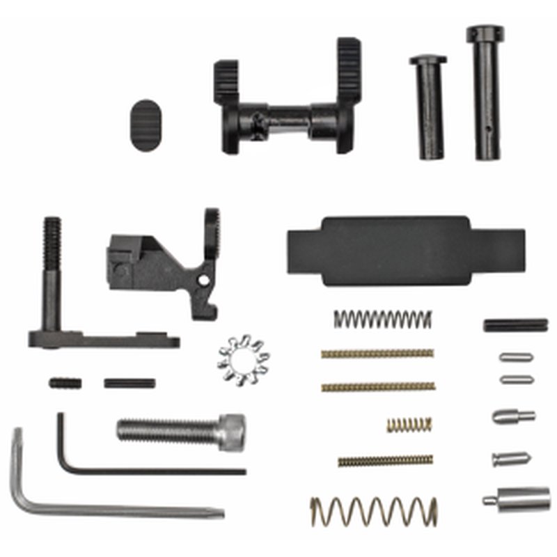 Armaspec AR-15 Lower Parts Kit Less Trigger Group/Grip Black ARM152-BLK