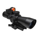 NCSTAR USS Gen II 3-9x42 Riflescope with Micro Red Dot STM3942GDV2