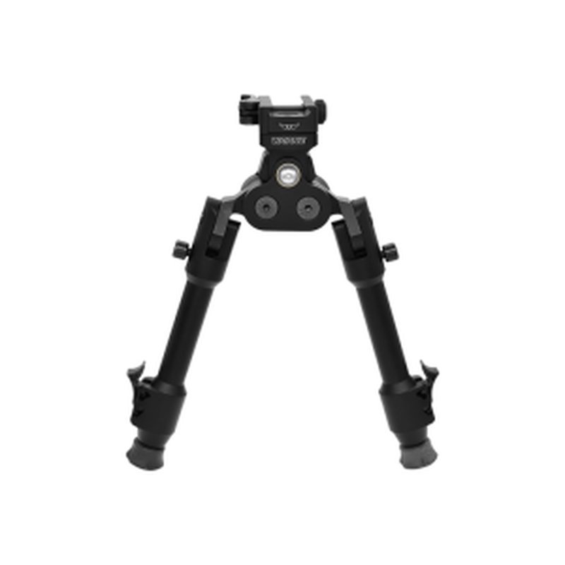Warne 7923M Skyline Pro Bipod Black Anodized QD Picatinny Head with Precision Legs