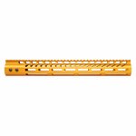 Guntec USA 4in Ultra Lightweight Thin M-LOK System Handguard w/ Monolithic Top Rail