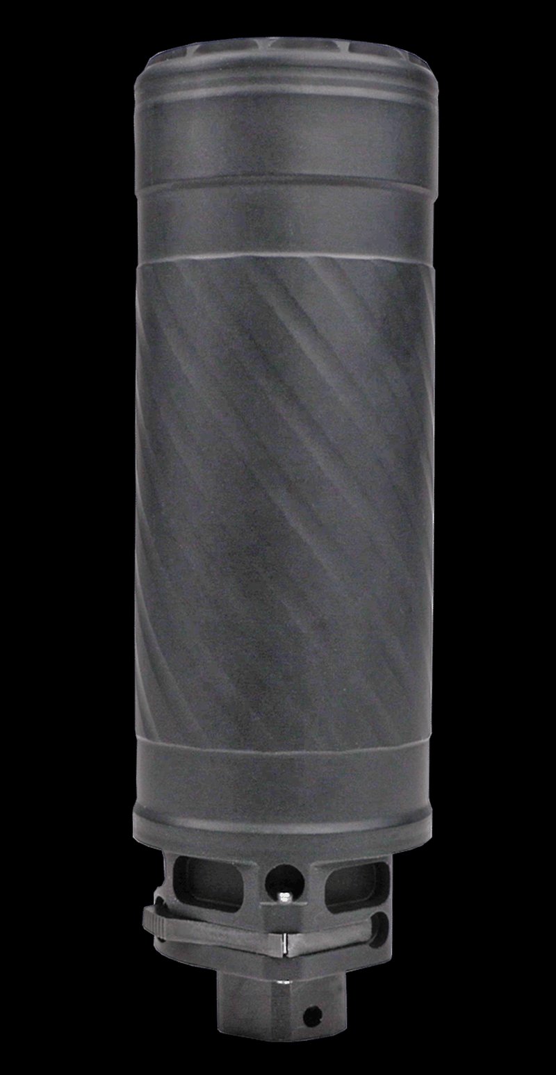 LWRCI High Flow 5.56 NATO Quick Detach Suppressor 1/2x28, Black