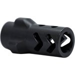 Angstadt Arms AA093LSD28 3-Lug Muzzle Adapter 9mm 1/2x28 Black Nitride