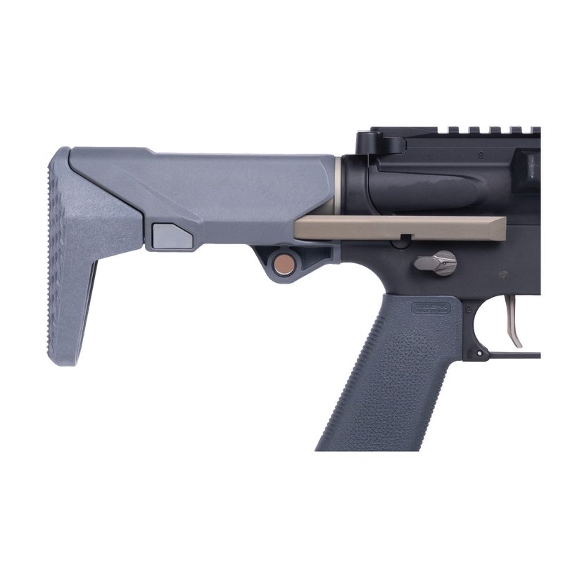Q Shorty Stock AR/M4 Receivers 2-Position Low Profile Gray