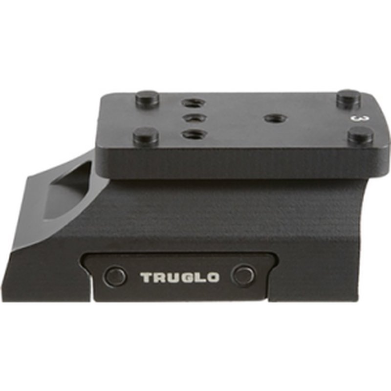 TruGlo Universal Micro Red Dot Riser Picatinny Rails Nitride Finish