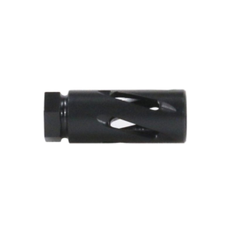 BCA Black Nitride Spiral Style Flash Hider 5/8 x 24 | .300 Blackout / 7.62x39 / 6.5 Grendel / 6mm Arc / .350 Legend / .308 / 6.5 Creedmoor / .243 / .22-250