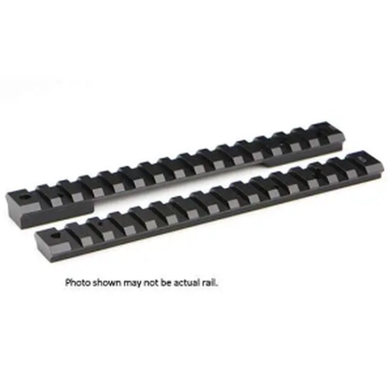 Warne 7667-20MOA Mountain Tech Rail for Savage Round Receiver Long Action 20 MOA Black