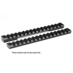 Warne 7667-20MOA Mountain Tech Rail for Savage Round Receiver Long Action 20 MOA Black