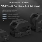 Vector Optics VAS Red Dot Mount Risers Picatinny Low/Medium/High