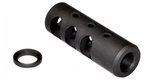 Sniper Muzzle Brake / Recoil Compensation for .223/5.56 NATO 1/2x28r Gun Metal Black