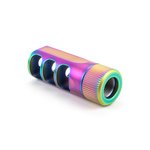 Faxon Firearms Gunner 3-Port Muzzle Brake With MuzzLok For 5.56 NATO / .223 Rem - Chameleon PVD