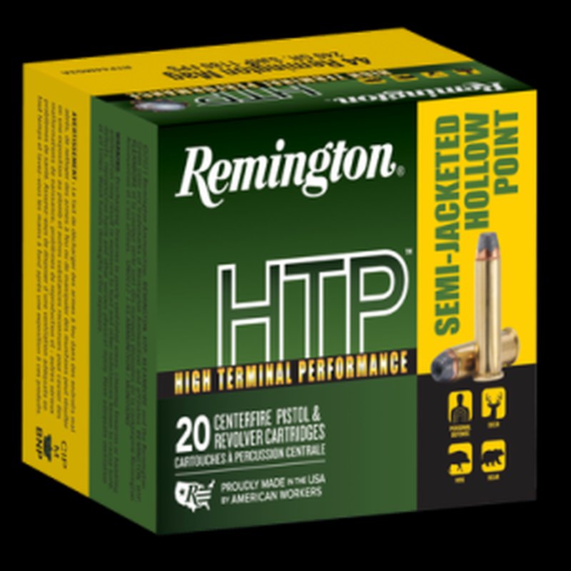 Remington HTP 44M 240SJHP Pistol Ammunition (23010)