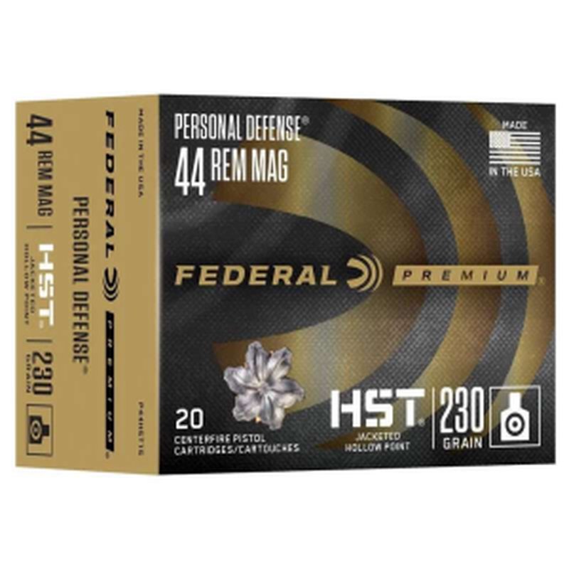 Federal Personal Defense HST JHP .44 Magnum Ammunition 20 Rounds