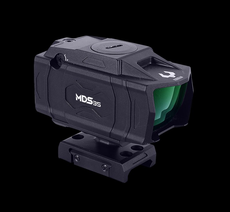 Viridian MDS35 Dot Sight 1x36mm 3 MOA Green Dot Enclosed Emitter Black Anodized
