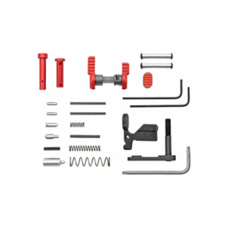 Armaspec Superlight Gun Builders Kit Red AR-15 Builder Kit