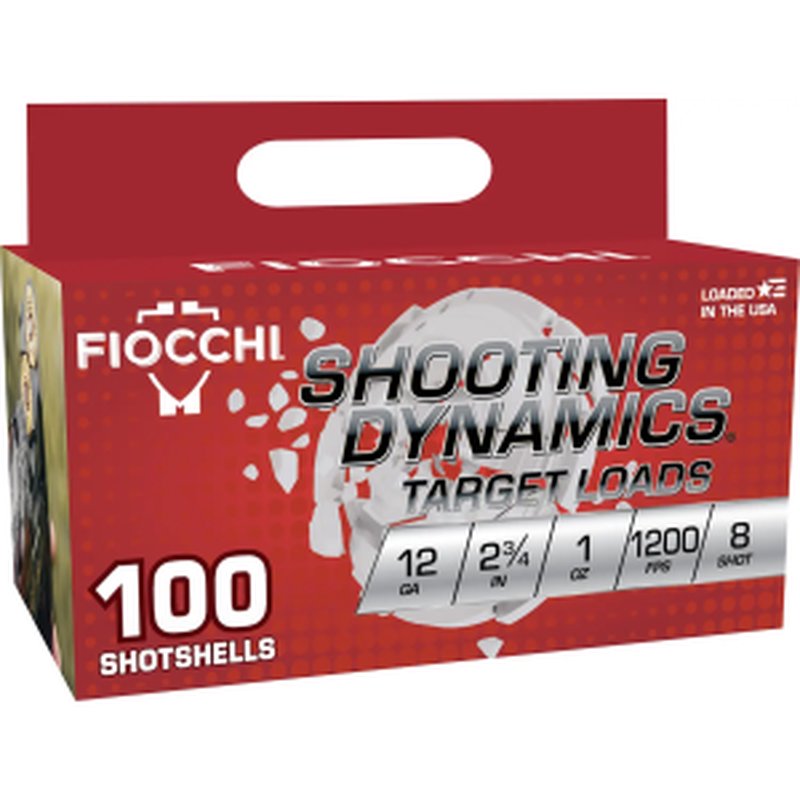 Fiocchi Shooting Dynamics 12SDB18 Shotshell 12 Gauge 2.75 in Lead
