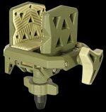 Primos Classic Rifle Adapter Spartan Tripods Gray