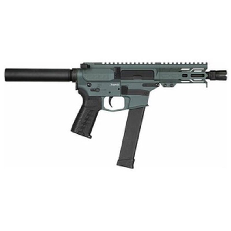 CMMG MkG Banshee 45 ACP 5" Pistol (Tube Only, No Brace) | Charcoal Green