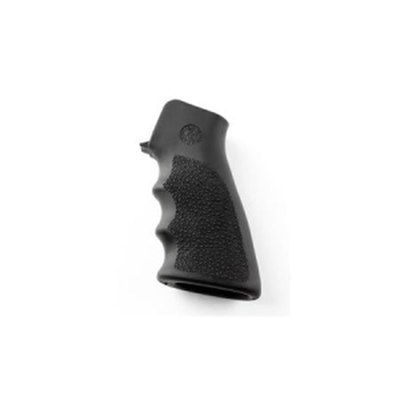 7up AR-15 / M16: OverMolded Rubber Grip with Finger Grooves, Black