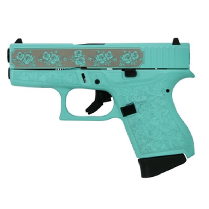 Glock G43 Gen 4 9mm Subcompact 6rd Tiffany Blue 3.41 in