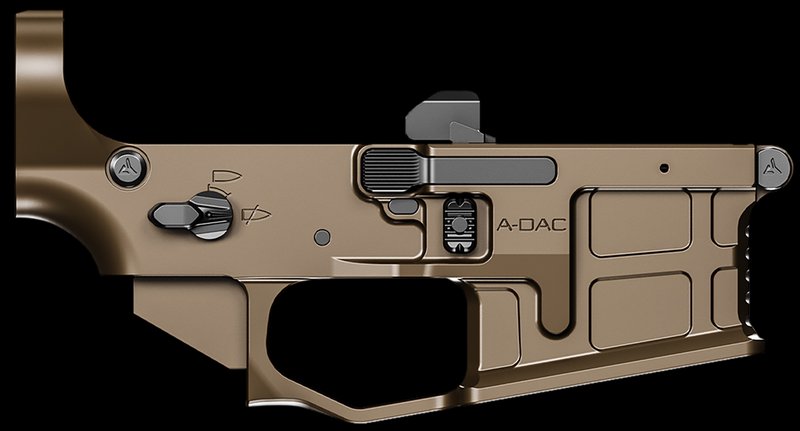 Radian Weapons A-DAC 15 Ambidextrous AR-15 Lower Receiver Billet 7075-T6 Brown Cerakote