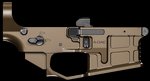 Radian Weapons A-DAC 15 Ambidextrous AR-15 Lower Receiver Billet 7075-T6 Brown Cerakote