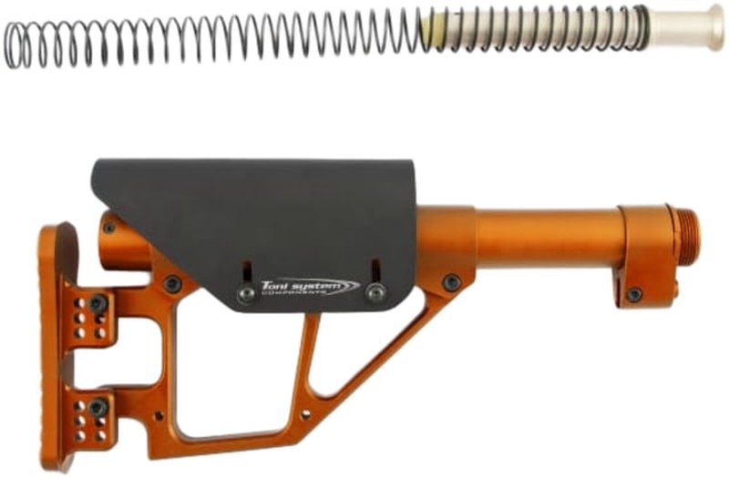 Toni System Fixed Stock 11In Orange Buffer Spring Included