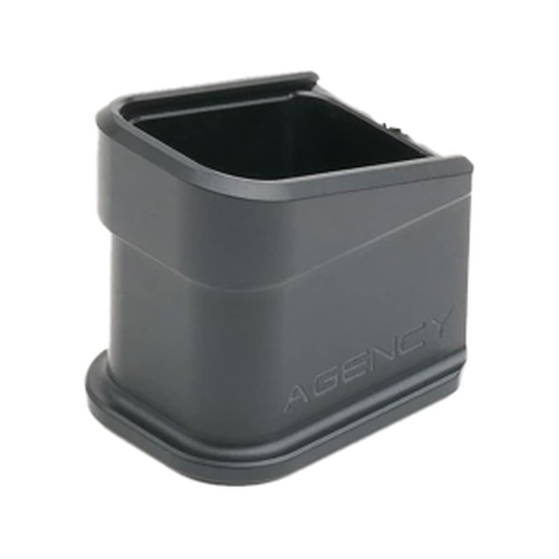 Agency Arms Glock 17 +5 Extended Magazine Base Pad 9mm 17-Round Aluminum Black