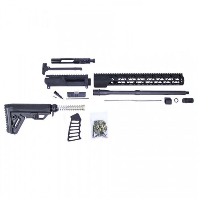 Guntec USA AR-15 5.56 Upper Receiver w/o Lower Parts Kit, N.2, 15in Ultralight M-Lok Handguard,MLS Gen 2 Stock Assembly,Carbine Length, .750 Gas Block,16in 5.56mm M4 4150 Barrel, 1-7 Twist