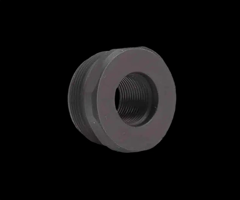 JK Armament LT RFX Suppressor Thread Mount 1/2x28 Hard Anodized Black
