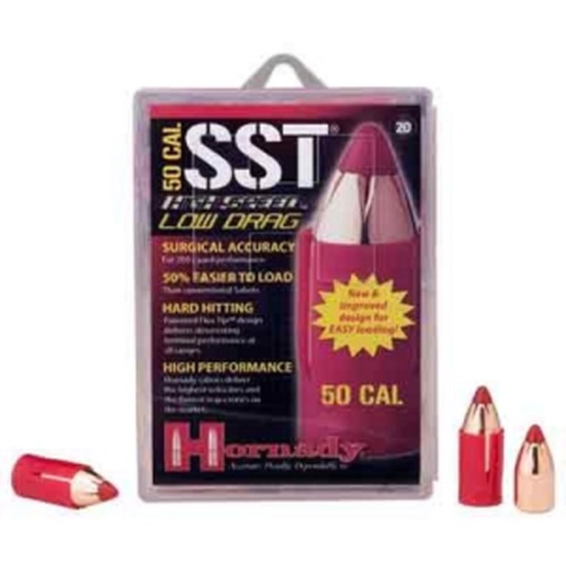 Hornady 50 Cal Sabot Low Drag 45 250 Grain SST 20rd