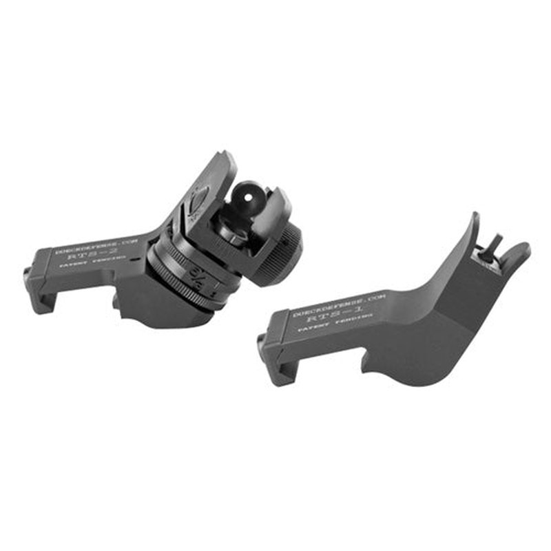 SureFire Dueck Defense DD-RTS-SET 45-Degree Offset RTS Iron Sights (Black)