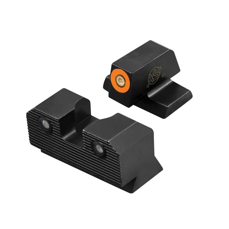 XS Sights R3D 2.0 Night Sight Set - Front/Rear Green/Green High-Contrast for Superior Visibility