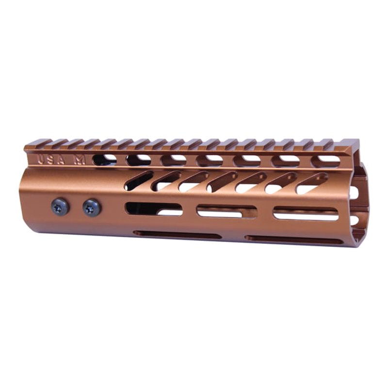 Guntec USA .308 Caliber Ultra Lightweight Thin M-LOK System Free Floating Handguard w/Monolithic Top Rail