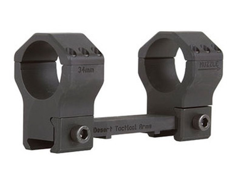 Desert Tech 34mm 20 MOA Scope Mount with 34mm Rings