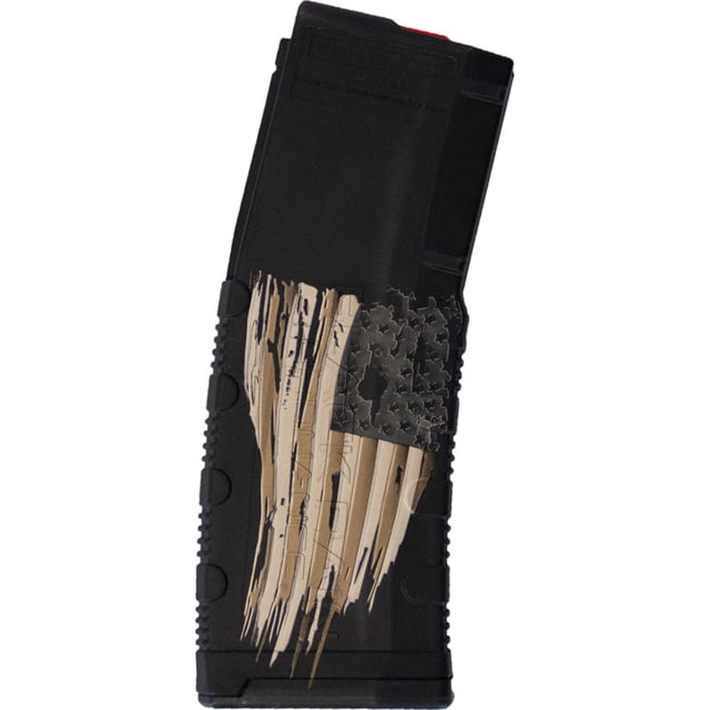 Black Rain Ordnance AR15 Magazine 5.56 NATO Polymer 30-Round Tattered Flag
