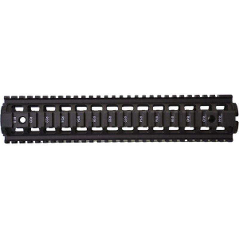 AR-STONER 2-Piece AR-15 Quad Rail Handguard Rifle Length Black