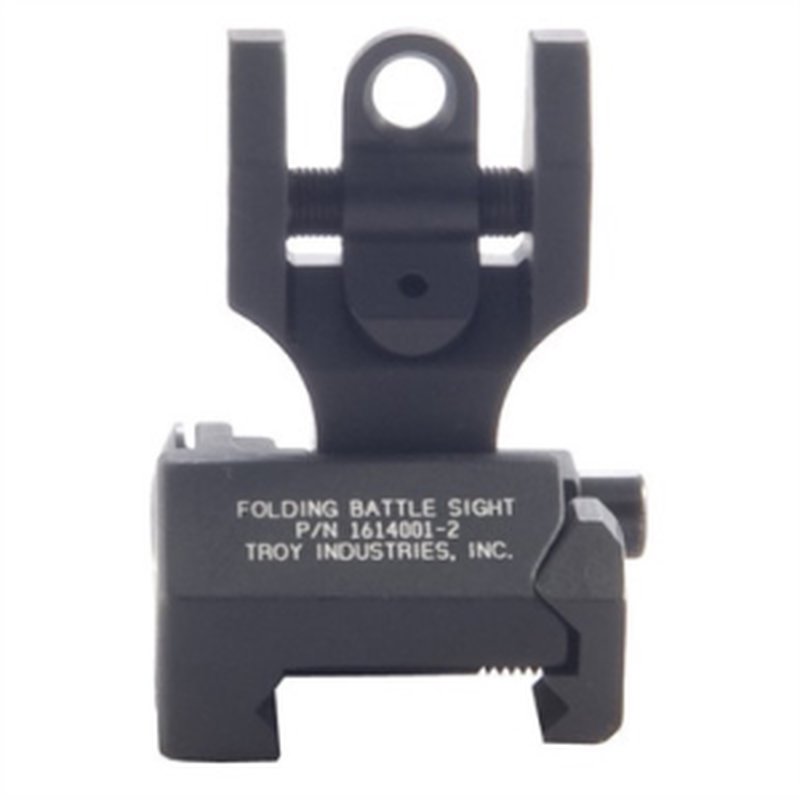 Troy SSIGFBSROBT00 Rear Folding BattleSight Iron Sight for AR-15, Picatinny