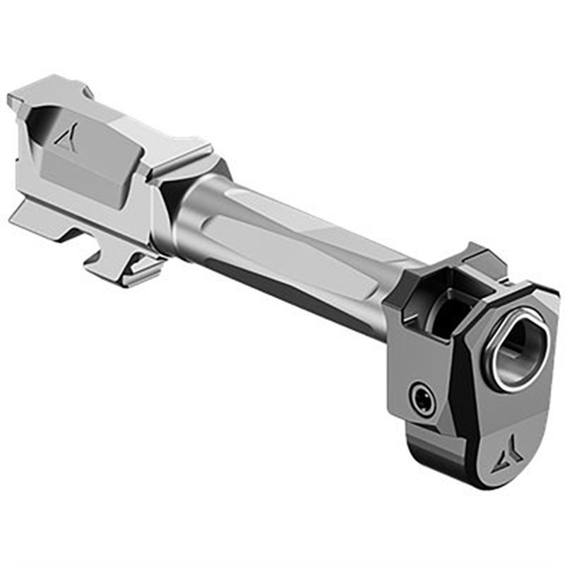 Radian Afterburner + Ramjet Glock 17 Gen 5 Micro Comp Barrel, 9mm, Black/Gray
