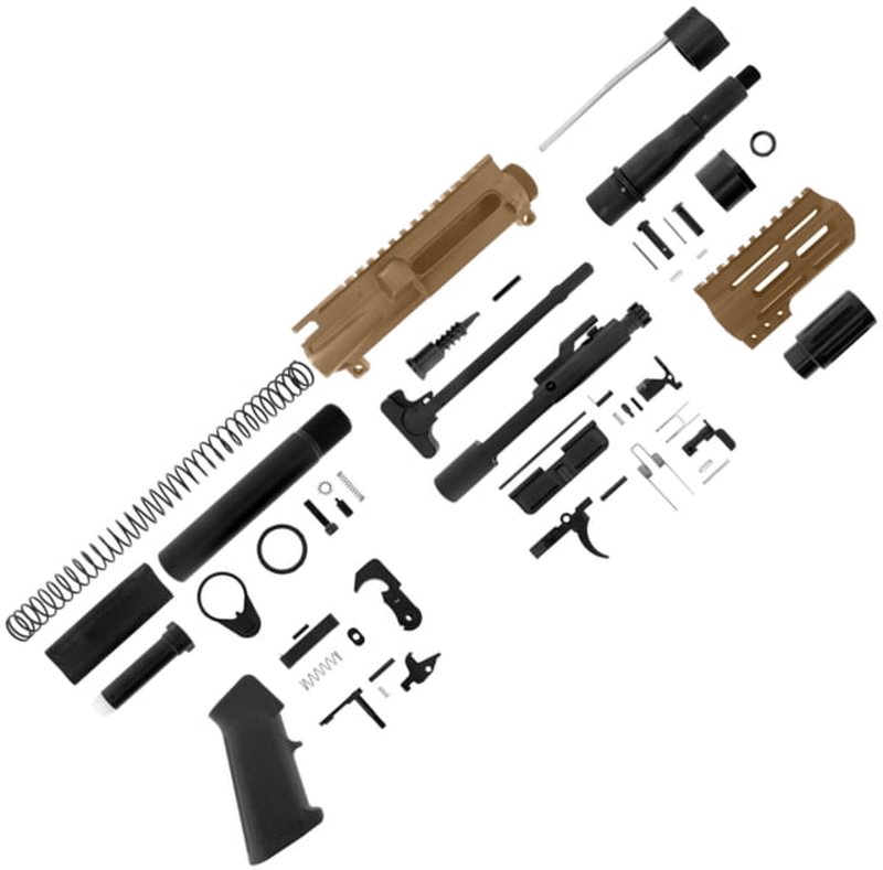ABC RIFLE COMPANY AR-15 .300 AAC Blackout Micro Pistol Build 5in Barrel 4in M-LOK Handguard Upper Receiver