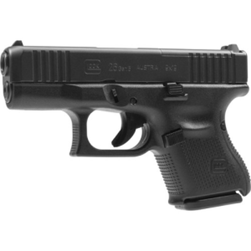 Glock 26 Gen5 MOS Optic-Ready Subcompact Pistol, 9mm Black