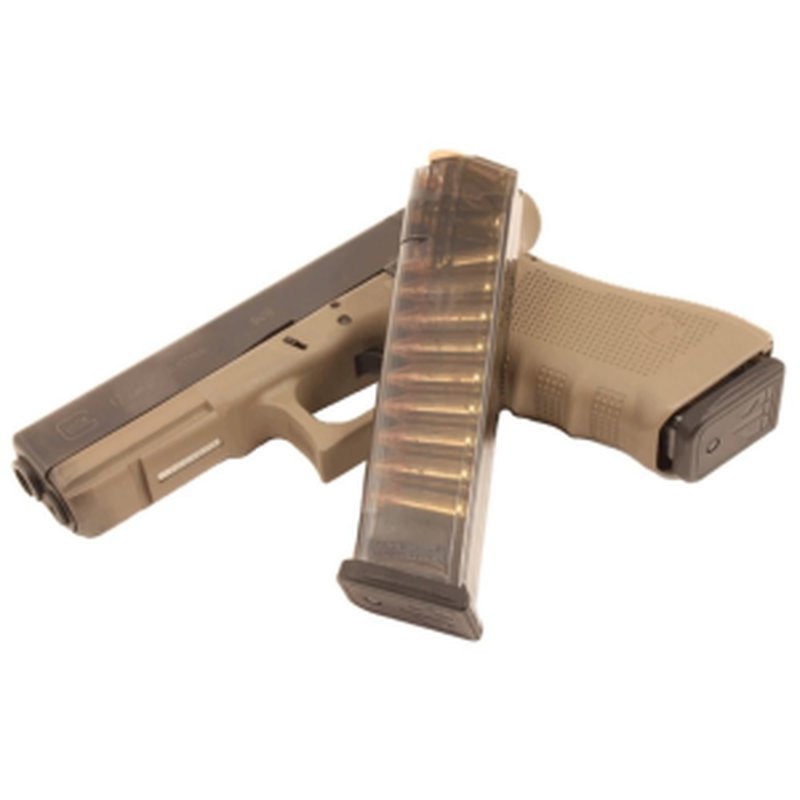 Elite Tactical Systems Glock 22rd Handgun Magazine 9mm Luger Fits 17/19/26/34