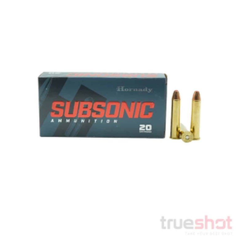 Hornady Subsonic 45-70 Govt 410gr Sub-X Ammo - 20 Rounds