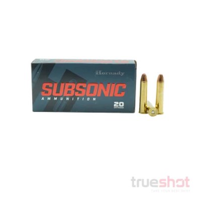 Hornady Subsonic 45-70 Govt 410gr Sub-X Ammo - 20 Rounds