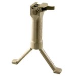 Grip Pod GPS-V2-CL-T MIL Ply STL Bipod Tan for Picatinny Rails