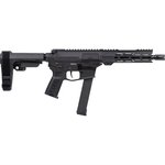 CMMG MkGs Banshee 9mm pistol 8" barrel 1/2x28 Glock 33rd mag Armor Black