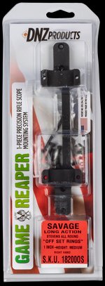 DNZ 18200OS Game ReaperSavage Scope Mount Ring Combo Matte Black