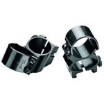WEAVER 1" See-Thru Ring EXT Blk Gloss